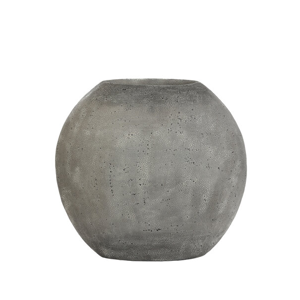 Light en Living Vaas deco RAYSKIN grijs - 49,5x20x45 cm