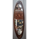 Spiegel 40x3x140 cm SALENTO hout  roodbruin