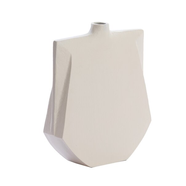 Light en Living Vaas deco 27,5x7x32,5 cm MAKAHA crème