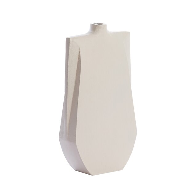 Light en Living Vaas deco 21x7,5x41 cm MAKAHA crème