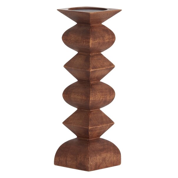 Light en Living Kandelaar Ø10,5x33,5 cm ALVERCA hout roodbruin