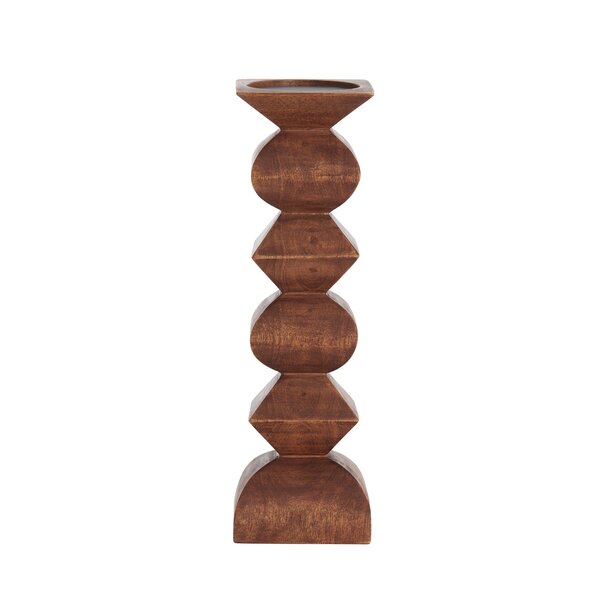 Light en Living Kandelaar Ø10,5x33,5 cm ALVERCA hout roodbruin