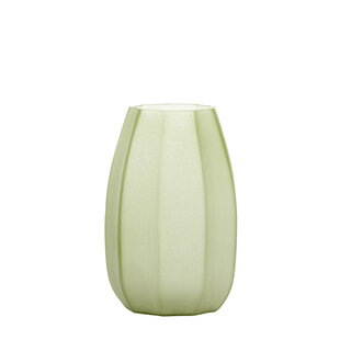 Vaas Ø23x38 cm BRADLEY glas olijf groen