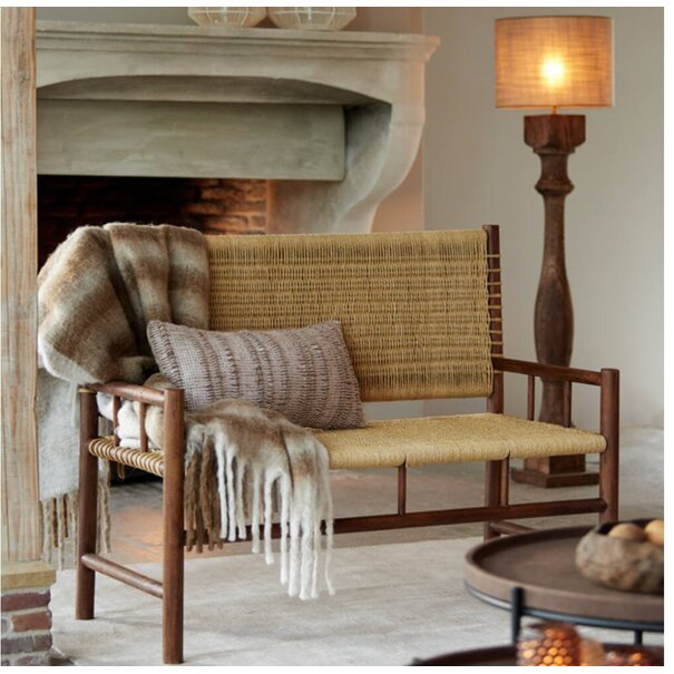 Light en Living Plaid 150x125 cm APISI bruin wit