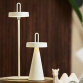 Tafellamp LED Ø13x47 cm AMPEHA crème