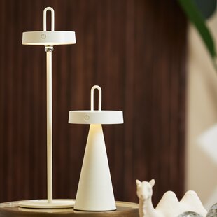 Tafellamp LED Ø13x47 cm AMPEHA crème