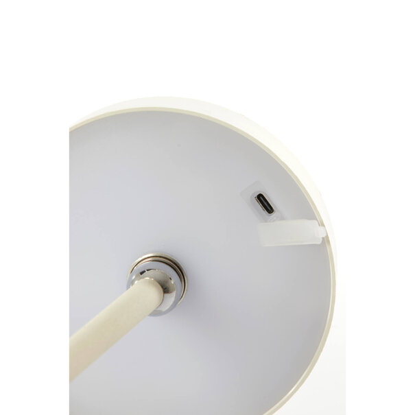 Light en Living Tafellamp LED Ø13x47 cm AMPEHA crème