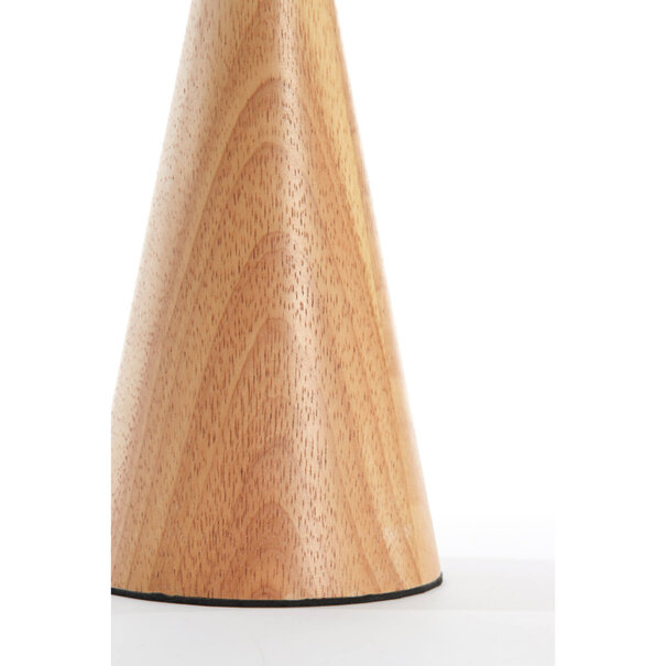 Light en Living Tafellamp LED Ø13x28,5 cm ANKENTA olijf groen+hout naturel