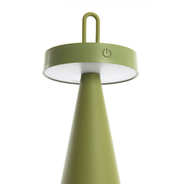 Light en Living Tafellamp LED Ø13x28,5 cm ANKENTA olijf groen