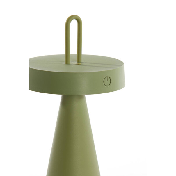 Light en Living Tafellamp LED Ø13x28,5 cm ANKENTA olijf groen
