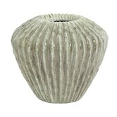Vaas deco Ø32x28 cm CACTI shiny mint groen