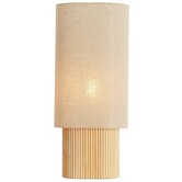 Tafellamp 30x20x70 cm LASLO hout natural+linnen naturel