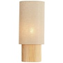 Tafellamp 30x20x70 cm LASLO hout natural+linnen naturel