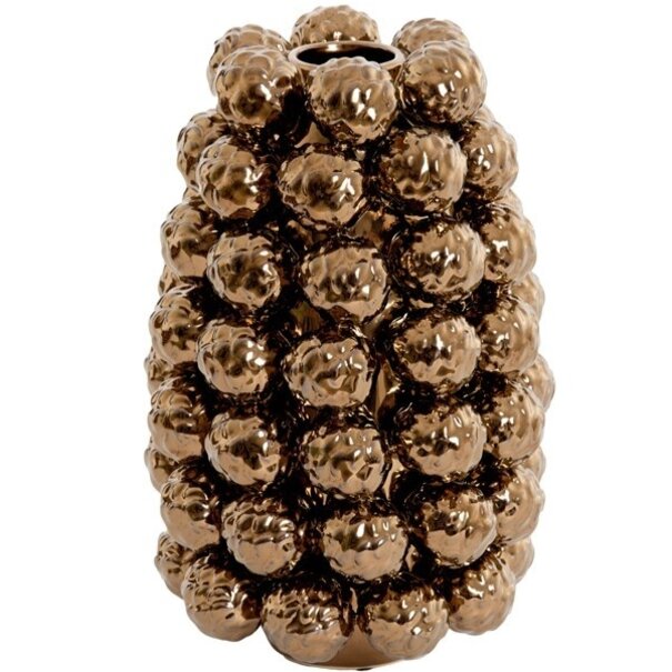 Light en Living Vaas deco Ø18,5x28 cm BUTANG keramiek metallic brons
