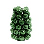 Vaas deco Ø16x24,5 cm BUTANG keramiek metallic groen