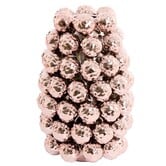 Vaas deco Ø18,5x28 cm BUTANG keramiek metallic lichtroze