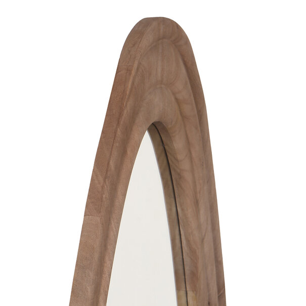 PTMD Spiegel Santin Natural mango wood organic triangle