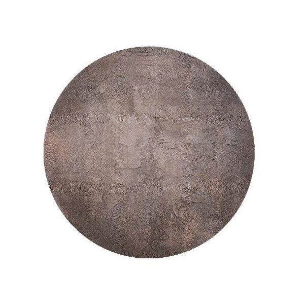 PTMD Schilderij Kemp Brown canvas rough round S