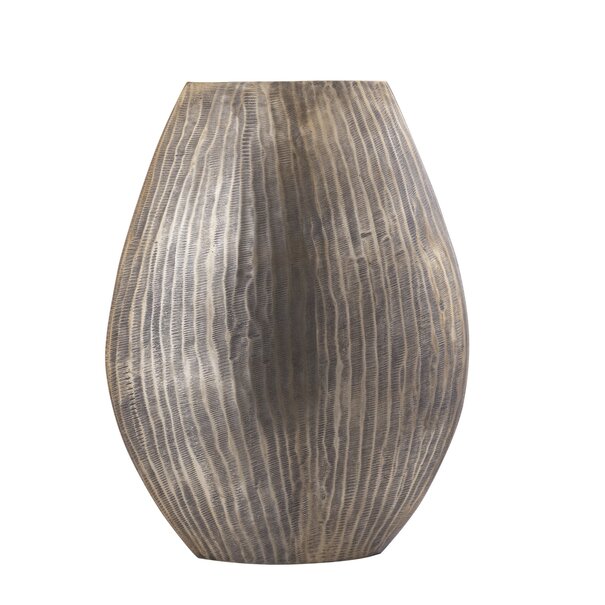PTMD Pot Jowad Antique Gold alu sheet pot rib hoog ovaal  M
