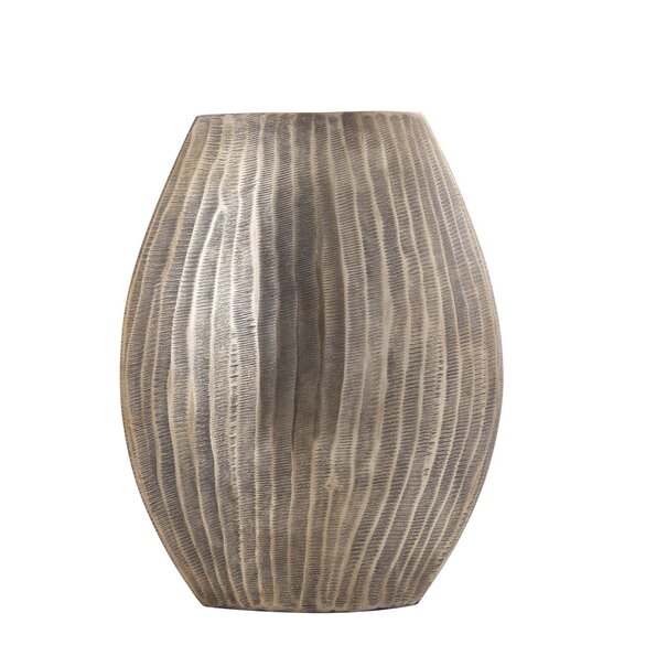 PTMD Pot Jowad Antique Gold alu sheet pot rib hoog ovaal  S