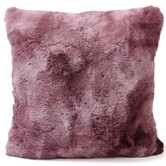Kussen Linde Burgundy faux fur square S