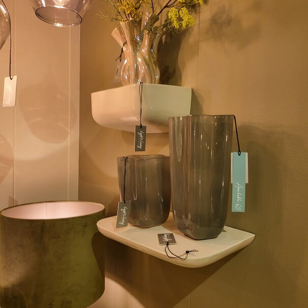 Light en Living Wandplank 32,5x14x18 cm ADAWA glans crème