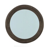 Spiegel Noam Bruin mango rond L