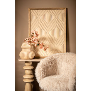 Wandpaneel Elasah hexagon creme