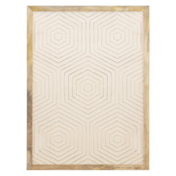 PTMD Wandpaneel Elasah hexagon creme