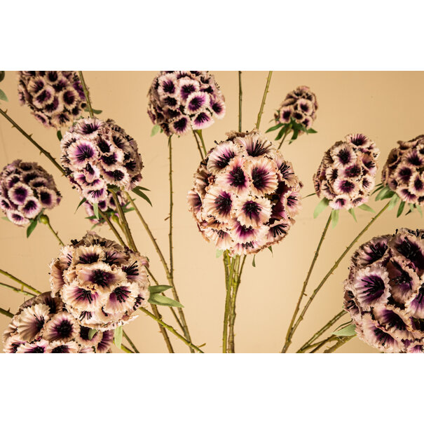 PTMD Kunsttak Garden Flower roze scabiosa