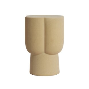 Sidetable Ø34,5X45 cm JUNTO keramiek mat zand