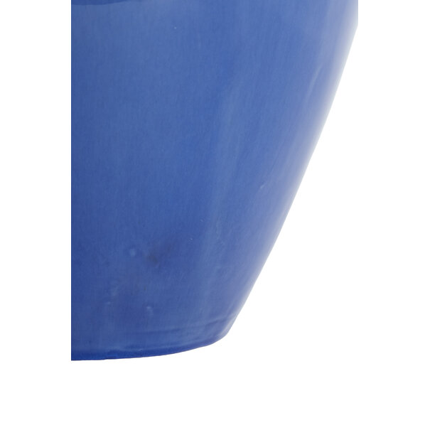Light en Living Vaas deco Ø32x43,5 cm LOVRO keramiek donkerblauw
