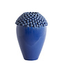 Vaas deco Ø39,5x57 cm LOVRO keramiek donkerblauw