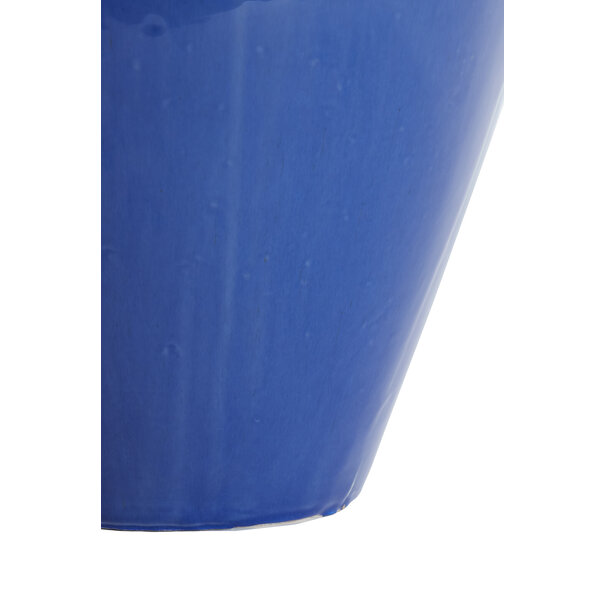 Light en Living Vaas deco Ø39,5x57 cm LOVRO keramiek donkerblauw