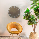 Klok Oyster Zilver Ø 65 cm
