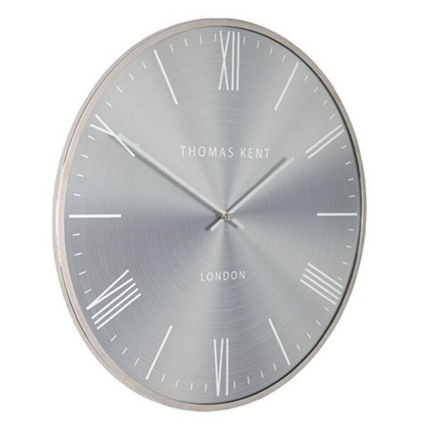 Thomas Kent Klok Oyster Zilver Ø 65 cm