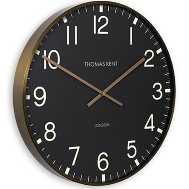 Thomas Kent Klok Clocksmith zwart/goud - in 3 maten leverbaar