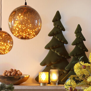 Lichtbol LED Kenzi XL Grijs –Ø 35 cm | Countryfield