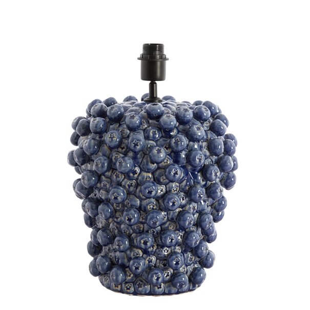 Light en Living Lampvoet Ø31,5x35 cm BERRIES keramiek donker blauw