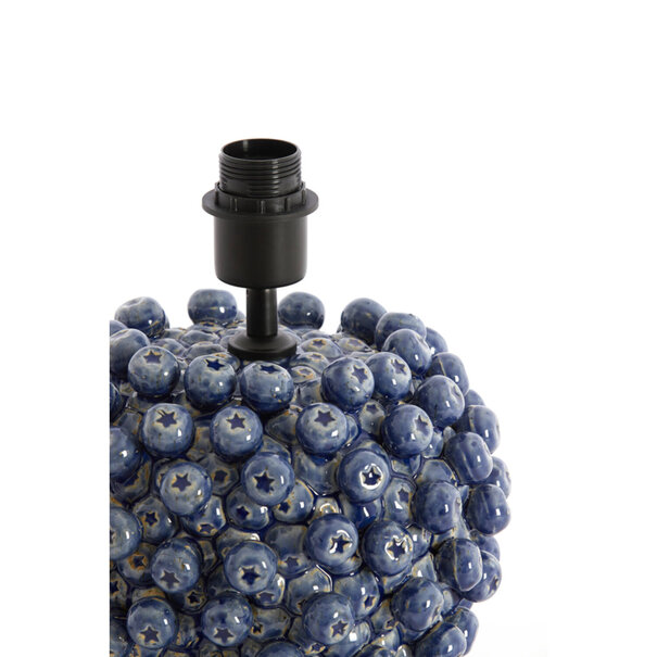 Light en Living Lampvoet Ø31,5x35 cm BERRIES keramiek donker blauw