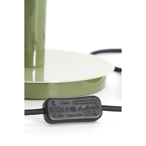 Light en Living Tafellamp Ø30x48 cm MARIVET olijf groen+licht groen