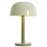 Tafellamp Ø25x37 cm MARIVET olijf  groen+licht groen