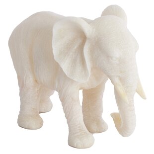 Ornament 26x11x18 cm GAJAH olifant beige