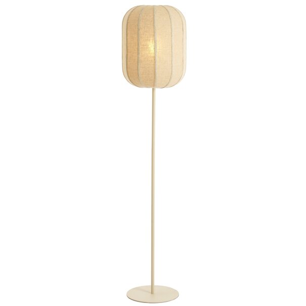 Light en Living Vloerlamp SOLUNE Ø35x165 cm Naturel + Crème – Light & Living