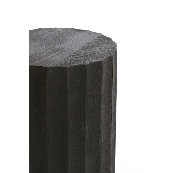 Light en Living Zuil ELLENA Ø35x60 cm | Hout Donkerbruin Mat – Light & Living