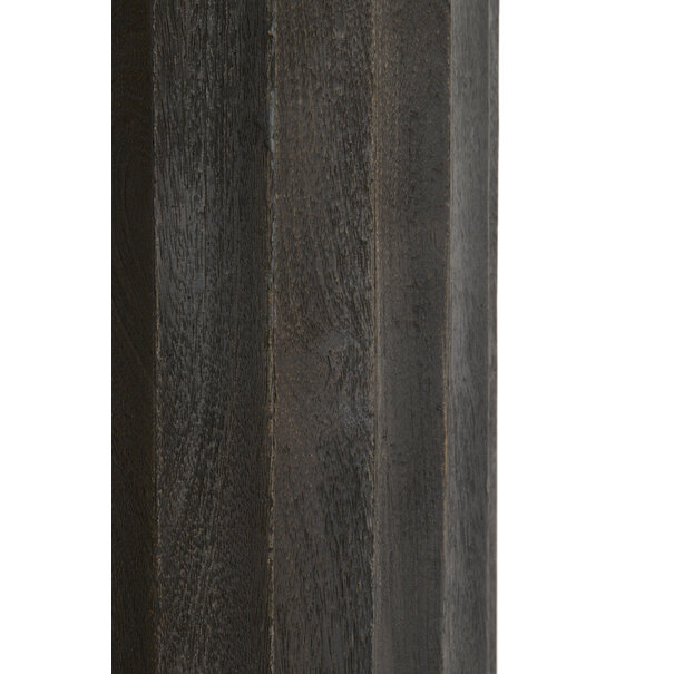 Light en Living Zuil ELLENA Ø35x60 cm | Hout Donkerbruin Mat – Light & Living