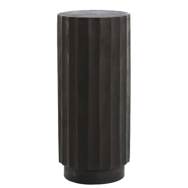 Light en Living Zuil ELLENA Ø35x80 cm | Hout Donkerbruin Mat – Light & Living