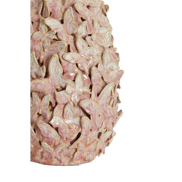 Light en Living Vaas MARIPOSA Ø23x36,5 cm – Keramiek Roze | Light & Living
