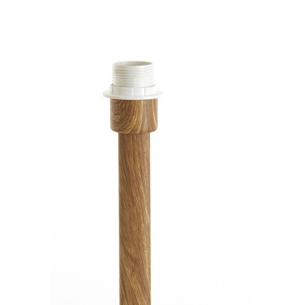 Light en Living Vloerlamp CERINI 30x20x130 cm – Houtprint Naturel | Light & Living
