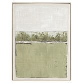 Wandornament 60x3,5x80 cm MAREYA olijfgroen+crème